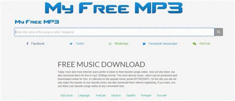 MYFREEMP3 Free Mp3 Downloads.